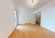 Ruhelage: moderne 2-Zimmer-Wohnung mit Loggia nahe Donau