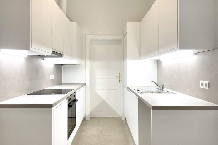 Wunderschön sanierte Altbauwohnung am Getreidemarkt | 1-Zimmer + Kabinett | getrennte Küche, Wohnung-miete, 1.540,78,€, 1010 Wien 1., Innere Stadt