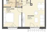 Ab Oktober: möblierte und klimatisierte 2-Zimmer-Wohnung mit Terrasse!
