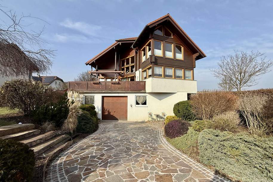 Architektur-Juwel in Logenplatz-Sonne: Einzigartige Landhaus-Villa mit Pool-Oase &amp; 424 qm Nutzfläche, Haus-kauf, 1.199.000,€, 3062 Sankt Pölten(Land)