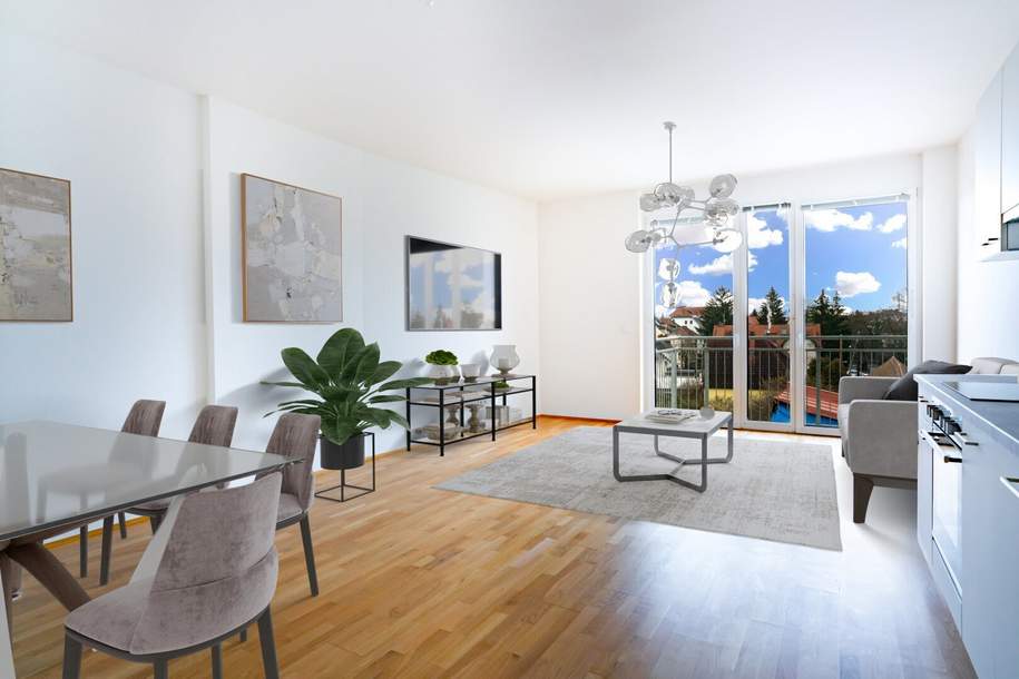 +++ EGGENBERG +++ Traumhafte 2-Zimmer-Wohnung mit sonnigem Balkon – AB SOFORT verfügbar, Wohnung-miete, 799,83,€, 8020 Graz(Stadt)