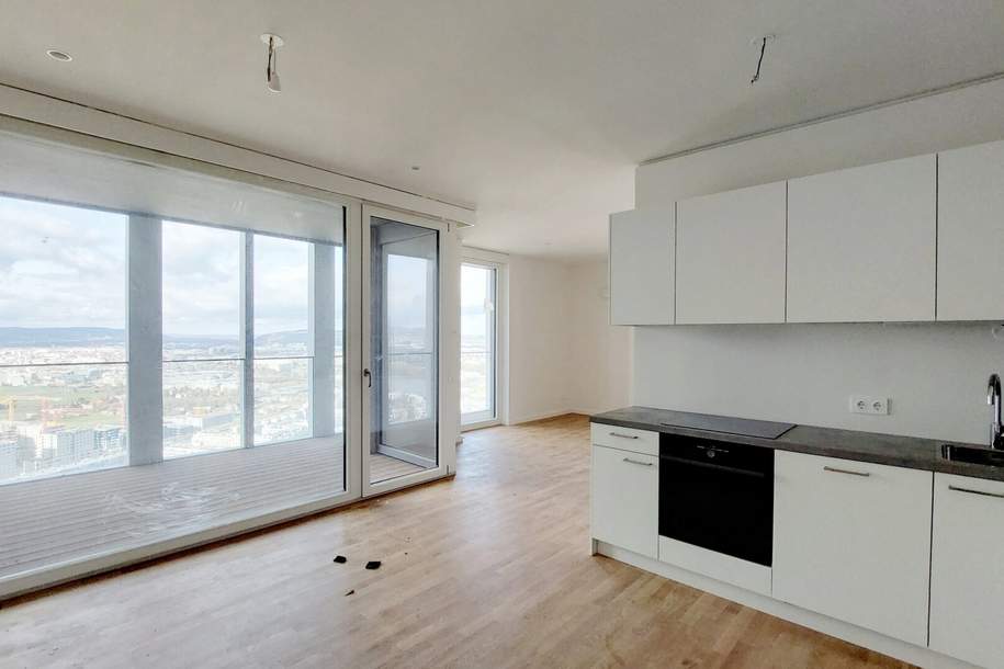 TOWER HOMES – Exklusiver Erstbezug mit Saunabereich & Rooftop-Pool, Wohnung-miete, 1.940,00,€, 1220 Wien 22., Donaustadt