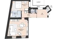 Biedermeierwohnung mit Balkon! Stylisch möbliertes 2-Zimmer-Apartment in Fußgängerzone!