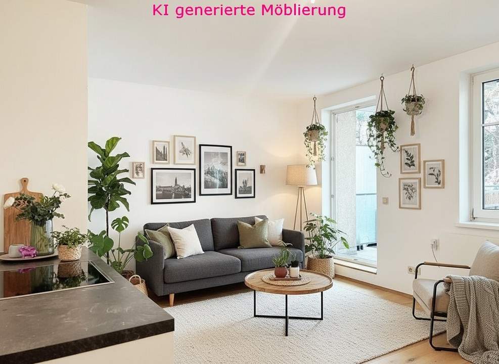 Perfekte Anbindung und schöne Terrasse zum Innenhof!