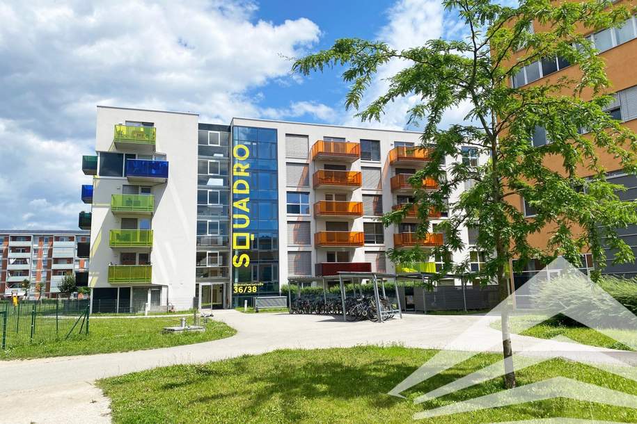 SQUADRO - westseitige 4 Zimmerwohnung mit Balkon in guter Lage!, Wohnung-miete, 1.290,67,€, 4020 Linz(Stadt)