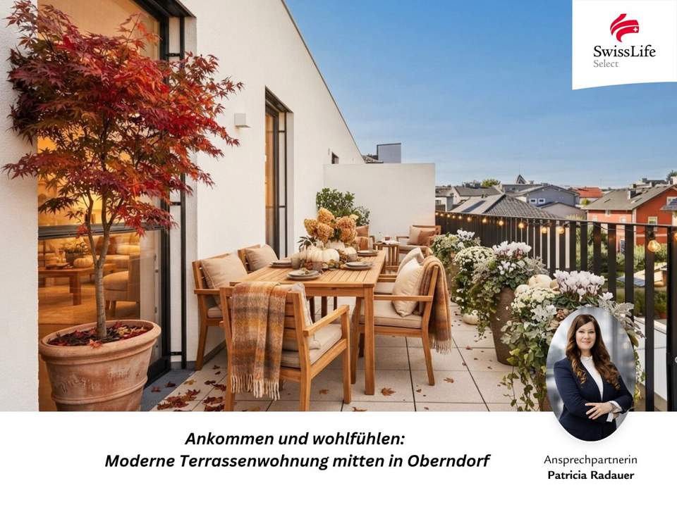 Haus zu groß? Hier wartet Ihr neues Zuhause mit Terrasse, Lift und kurzen Wegen