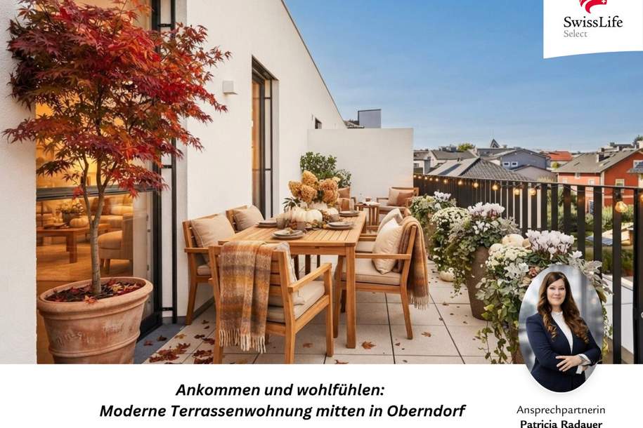 Haus zu groß? Hier wartet Ihr neues Zuhause mit Terrasse, Lift und kurzen Wegen, Wohnung-kauf, 384.000,€, 5110 Salzburg-Umgebung