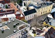 UNGLAUBLICHER BLICK AUF DIE KIRCHE II 35M² BALKON/TERRASSE II WOHNEN IM DEKNMALGESCHÜTZEN MÖDLINGER STADTJUWEL II FUSSGÄNGERZONE