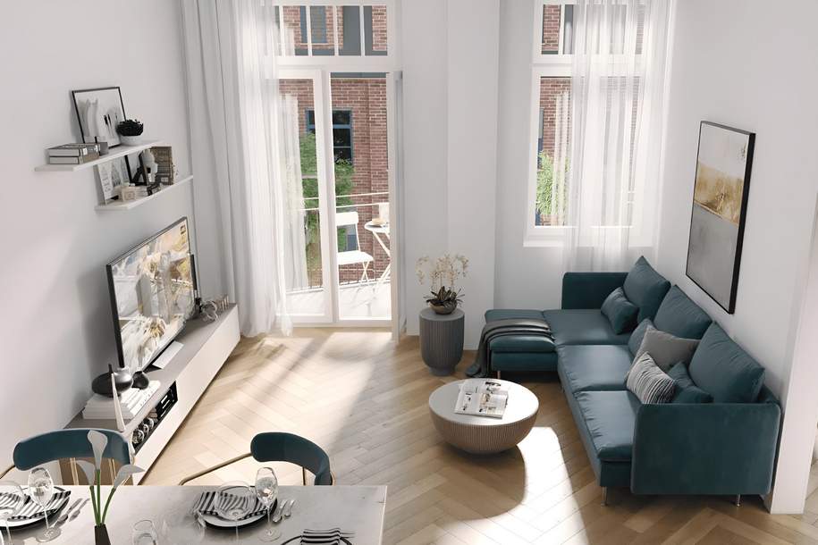 ROVISIONSFREI VOM EIGENTÜMER - PG60.at !! kernsanierte Altbaujuwele in 1220 Wien, Wohnung-kauf, 343.404,€, 1220 Wien 22., Donaustadt