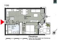 Provisionsfrei: Apartment beim Grünareal „Freie Mitte“ - Teilmöbliert, Deckenkühlung, Panoramabalkon, Gym!