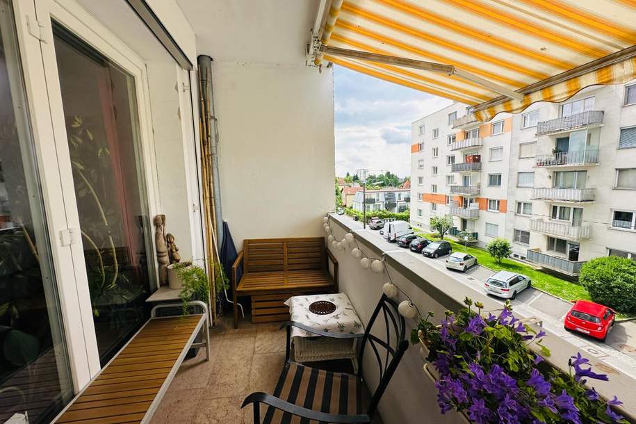 Großzügige 4-Zimmer-Wohnung mit Loggia in sehr guter Lage, Wohnung-kauf, 398.000,€, 8010 Graz(Stadt)
