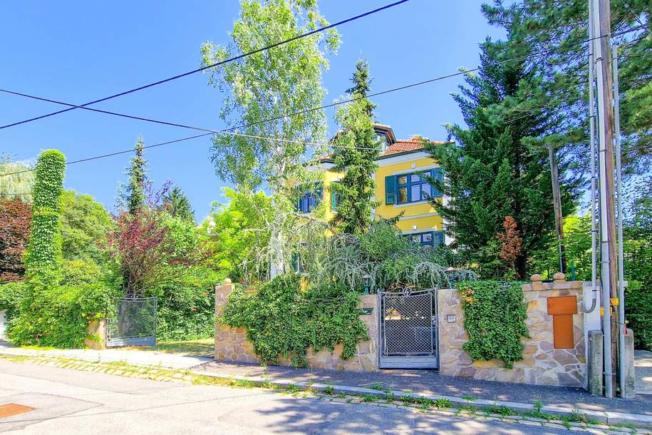 Grüne Oase in Prestige-Lage, Stilvilla mit ca. 1.600 m² Grund, Gästehaus, 2 Garagen und großem Pool, Haus-kauf, 3.290.000,€, 1130 Wien 13., Hietzing