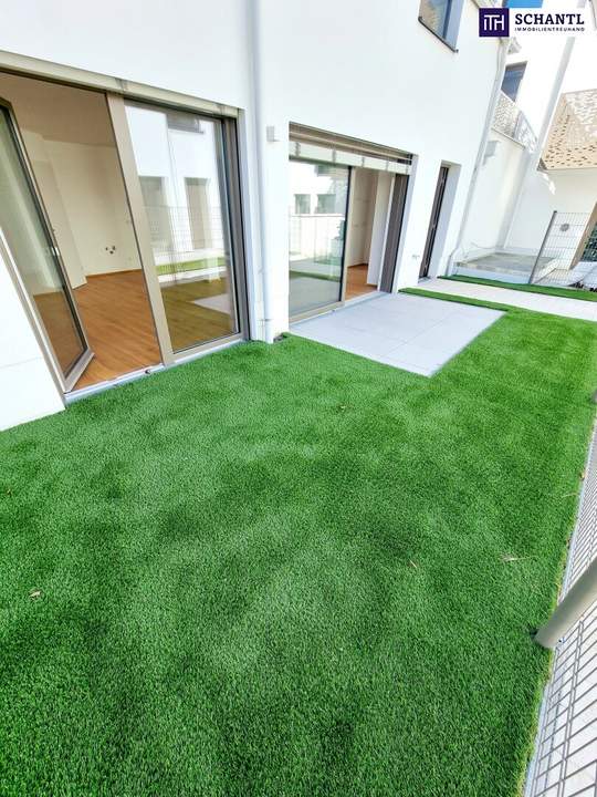 Einfach genial! Cooles Townhouse mit Garten! 3 Zimmer + Ideale Raumaufteilung + Erdwärme + Absolute Ruhelage + Tiefgarage! Nachhaltig und zukunftssicher investiert!