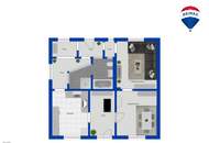 Freistehendes Wohnhaus mit Garten