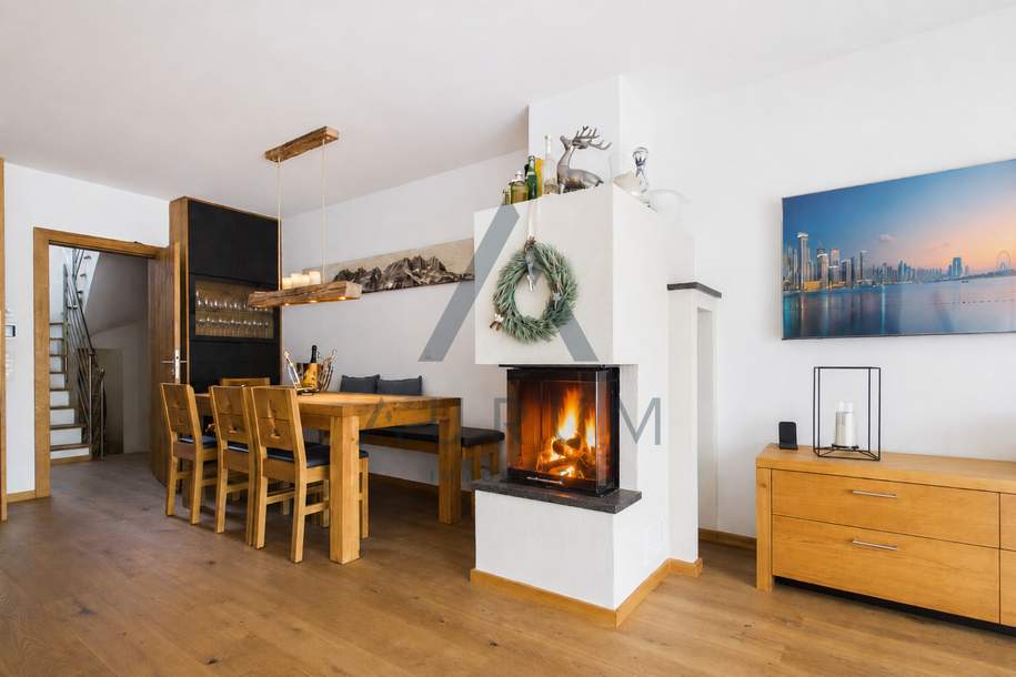 Miete: Möbliertes Reihenhaus mit Garten, Sauna und Hahnenkamm-Blick, Haus-miete, 3.450,00,€, 6370 Kitzbühel