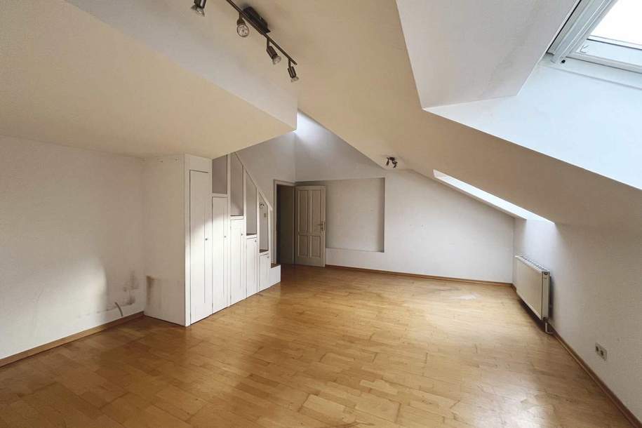 Helle 1-Zimmer-Wohnung im Dachgeschoss - Nahe Türkenschanzpark!, Wohnung-kauf, 206.000,€, 1180 Wien 18., Währing