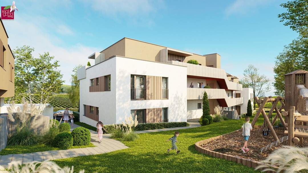 Modernes 4- Zimmer Reihenhaus in ruhiger Lage von Rehberg bei Krems – belagsfertig