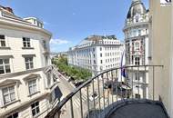 REPRÄSENTATIVE ALTBAUWOHNUNG MIT BALKON NAHE BÖRSE