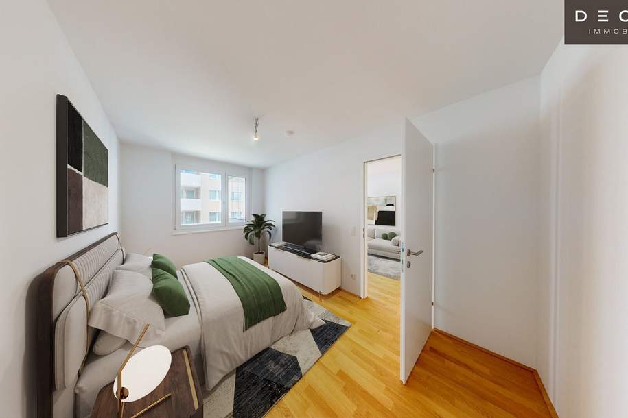 / 2 ZIMMER / VERFÜGBAR AB 15.12.2026 / NACHHALTIGES WOHNEN / KAGRAN / BALKON, Wohnung-miete, 1.252,48,€, 1220 Wien 22., Donaustadt