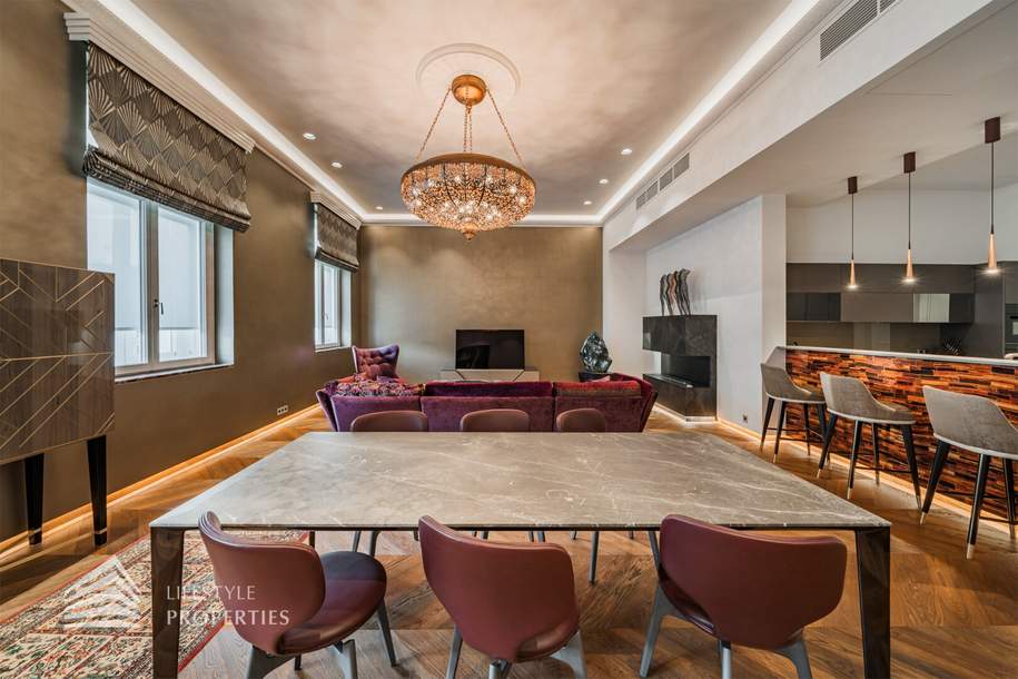 Concierge-Service im Palais: 4-Zimmer-Erstbezug im Herzen der Inneren Stadt, Nähe Börse, Wohnung-kauf, 4.300.000,€, 1010 Wien 1., Innere Stadt