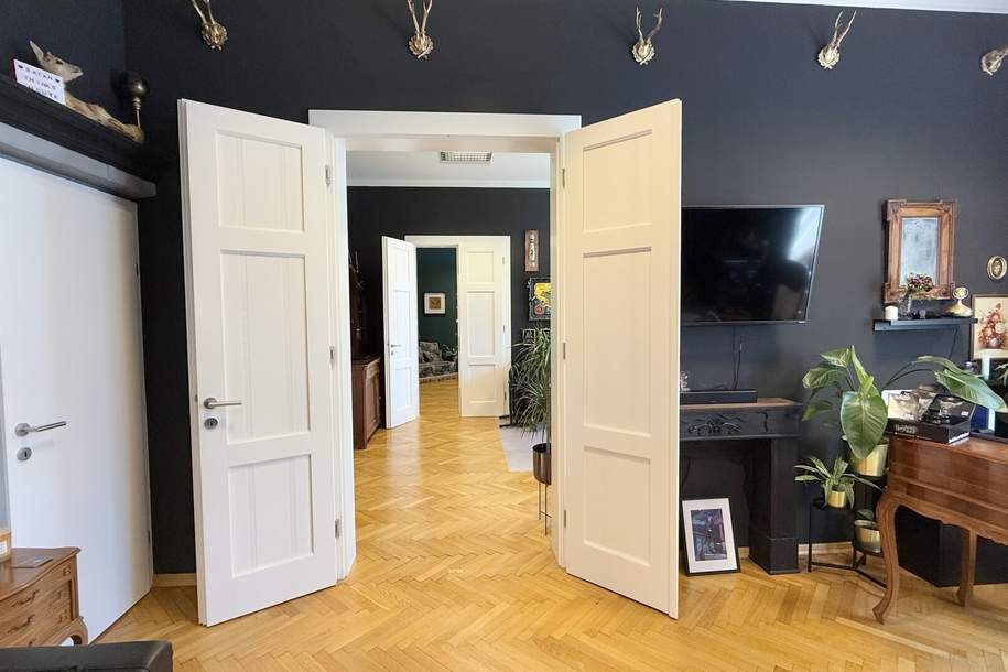 Klagenfurt - Bahnhofstraße: Traumhafte 4-ZI-Altbauwohnung in prestigeträchtigem Gebäude, Wohnung-miete, 1.991,21,€, 9020 Klagenfurt(Stadt)