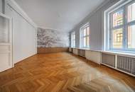 LÄSST JEDES ALTBAU-LIEBHABER-HERZ HÖHER SCHLAGEN: Gesamte BELETAGE mit über 200 qm in Bennogasse!