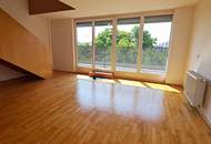 INNSTRASSE, FERNBLICK, unbefristete 97 m2 Dachgeschoß-Maisonette mit Loggia, 2 Zimmer, Komplettküche, Wannenbad, Parketten, gefördert