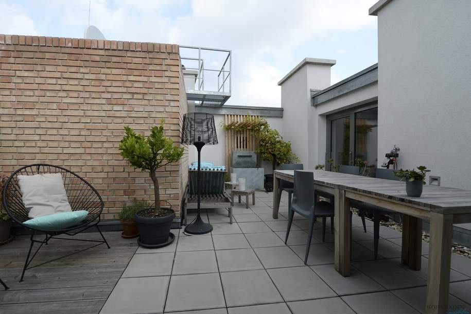 Architektenjuwel im Dachgeschoss mit privater Terrasse – stilvoll, selten, einzigartig, Wohnung-kauf, 900.000,€, 1150 Wien 15., Rudolfsheim-Fünfhaus