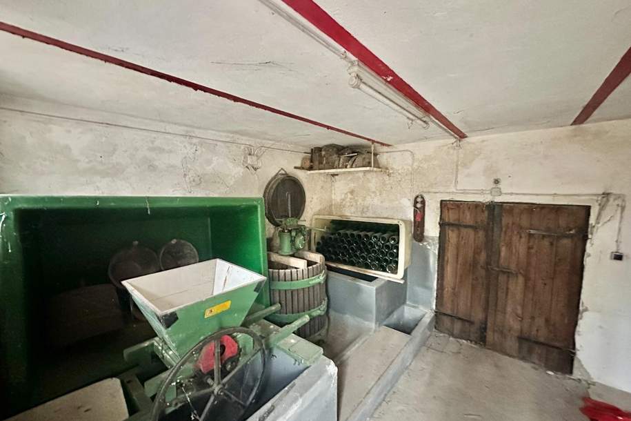 Charmanter Weinkeller mit Grünfläche im Weinviertel, Gewerbeobjekt-kauf, 18.000,€, 2193 Mistelbach