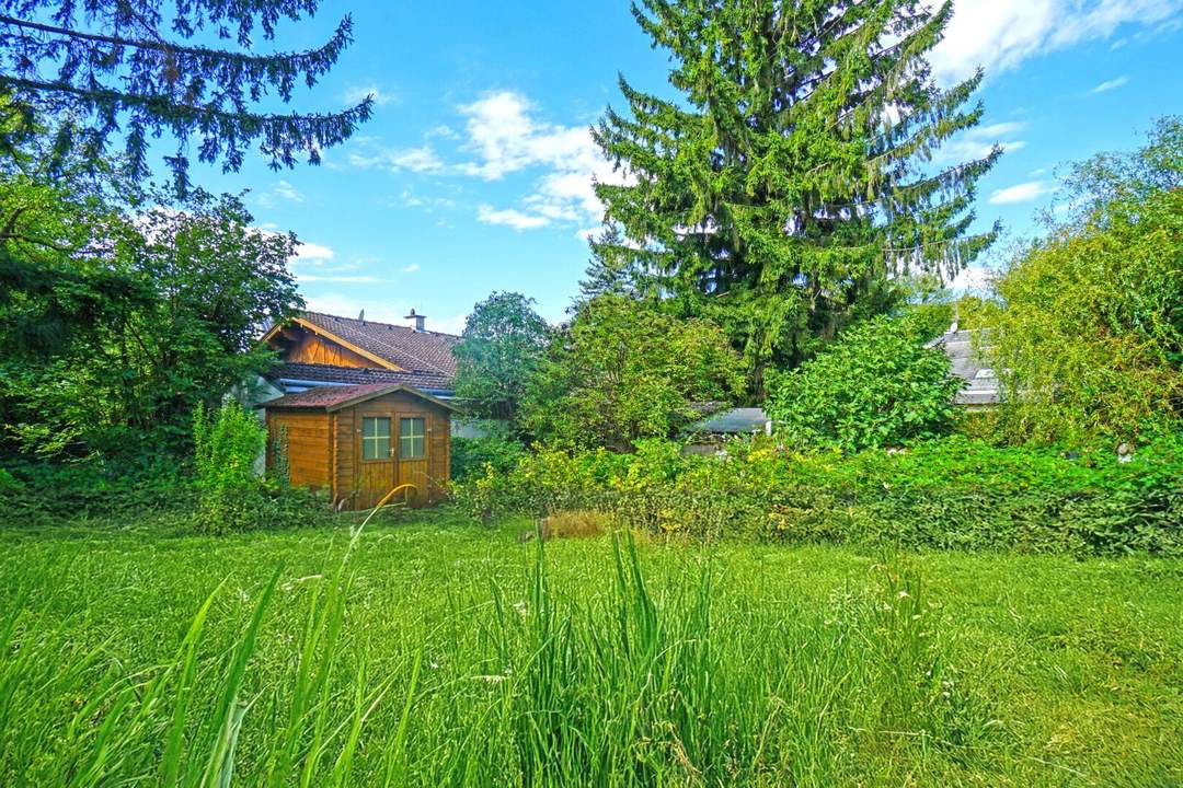 Besonderheit! Ebenes, voll aufgeschlossenes Grundstück am Wolfersberg