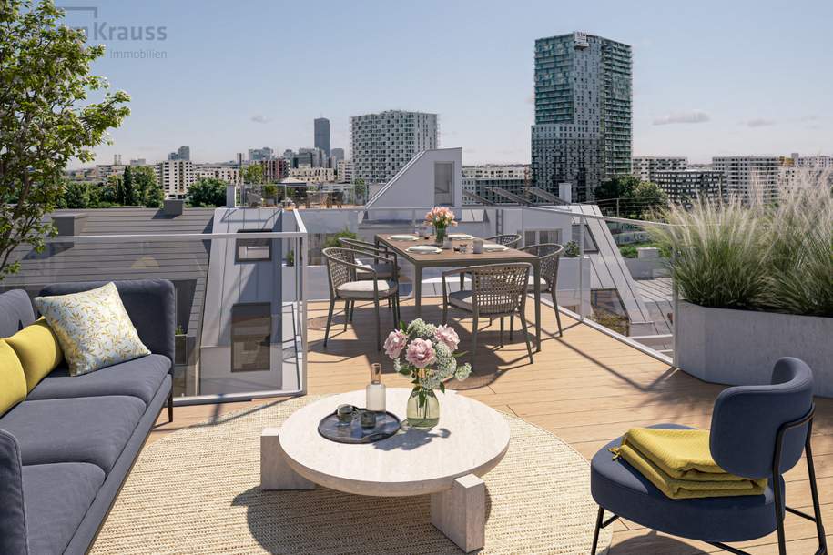 NEU AM MARKT - einzigartiges Penthouse im Nordbahnviertel, Wohnung-kauf, 966.500,€, 1200 Wien 20., Brigittenau