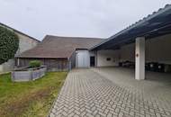 GROSSZÜGIGES LANDHAUS MIT GESCHLOSSENEM INNENHOF, WERKSTATT UND NEBENGEBÄUDEN IN PARADIESISCHER GRÜNRUHELAGE MIT MÖGLICHKEIT AUF STADEL UND KLEINE LANDWIRTSCHAFTLICHE FLÄCHE