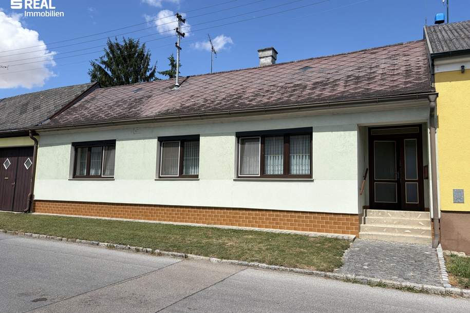 charmantes Haus mit Garage und uneinsehbarem Innenhof, Haus-kauf, 125.000,€, 2225 Gänserndorf