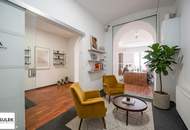 ** Frequenzlage Rechte Wienzeile / Naschmarkt: ab sofort: rd. 58 m² großes Geschäftslokal ** Büro / Schauraum / Atelier / Studio/ PopUp etc. KEINE Gastro **