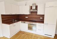 FERNBLICK, DACHGESCHOSS, 59 m2 Maisonette mit 13 m2 Terrasse, 2 Zimmer, Komplettküche, Duschbad, Parketten, Speckbachergasse