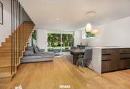 Ruhe, Grün &amp; Luxus: 4-Zimmer- Maisonette mit 172 m² Garten und Pool