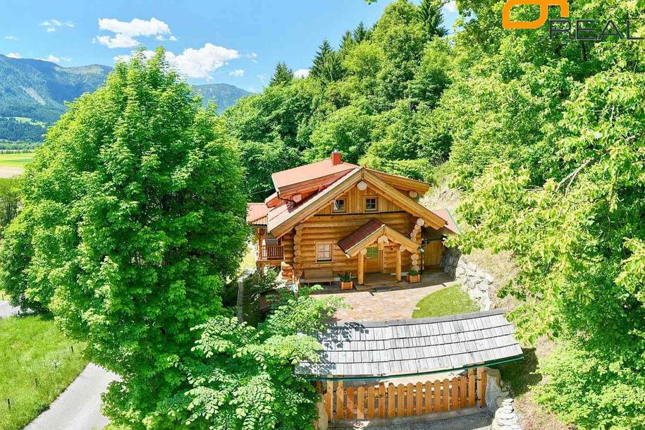 Kanada- Style Rundholz- Neubau, Sonnenseite Drautal - Weißensee, Haus-kauf, 765.000,€, 9753 Spittal an der Drau