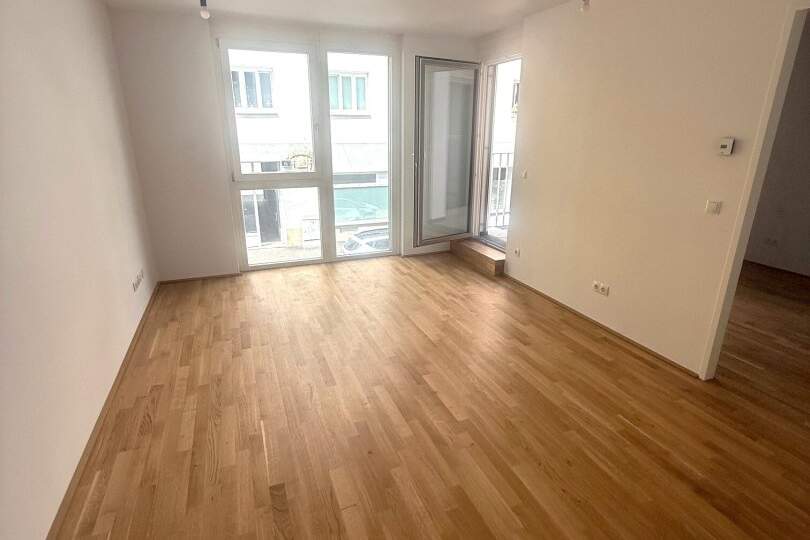 Neubau-Erstbezug - 2 Zimmer + Loggia - unweit der Alten Donau - nur ca. 2 Gehminuten zur U6 Floridsdorf !!, Wohnung-miete, 920,00,€, 1210 Wien 21., Floridsdorf