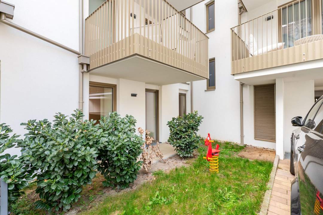 Erstbezug! Moderne 2-Zimmer-Erdgeschoss-Wohnung nahe Westbahnhof zu vermieten!