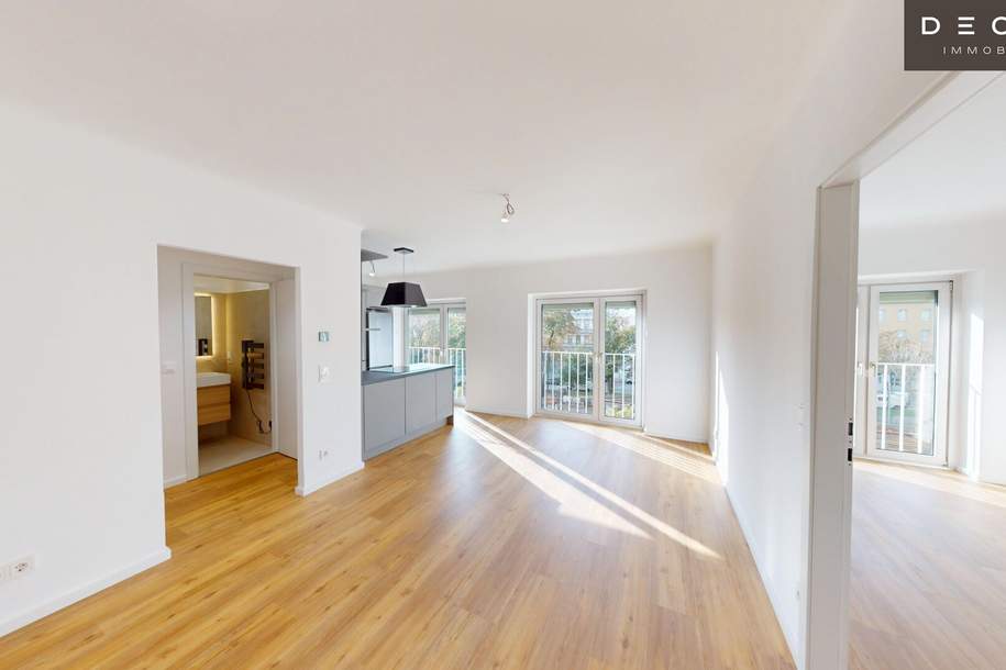 | STILVOLLE NEUBAUWOHNUNG IM 4.STOCK | ERSTBEZUG NACH SANIERUNG | AB DEZEMBER, Wohnung-miete, 1.249,00,€, 1060 Wien 6., Mariahilf