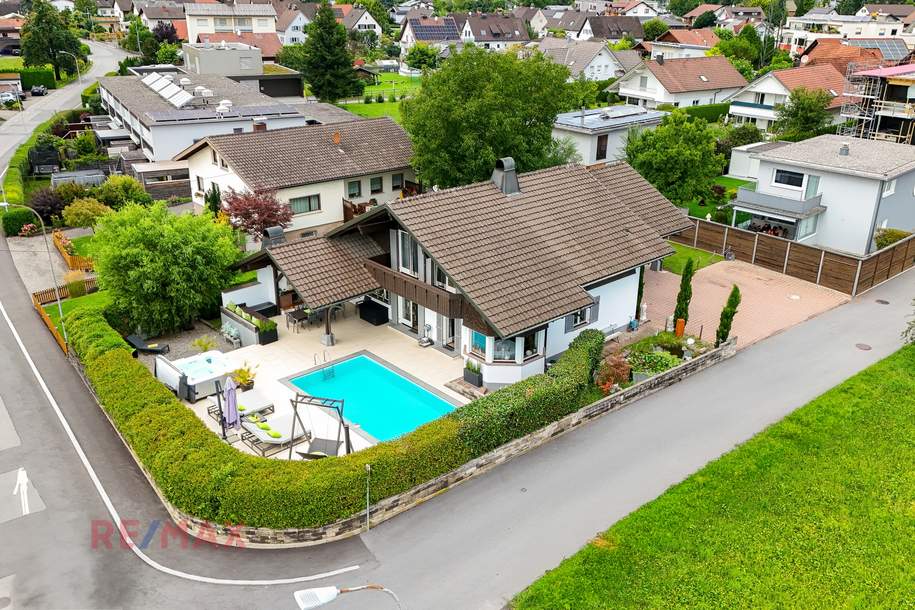 Elegantes Wohnidyll mit Swimmingpool & großer Terrasse – Ihr großzügiges Traumhaus in Lauterach, Haus-kauf, 1.250.000,€, 6923 Bregenz
