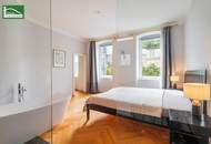 Stilvoll kernsanierte Altbauwohnung beim Servitenviertel mit Design-en-Suite-Badezimmer und Hof-Balkon-Option!