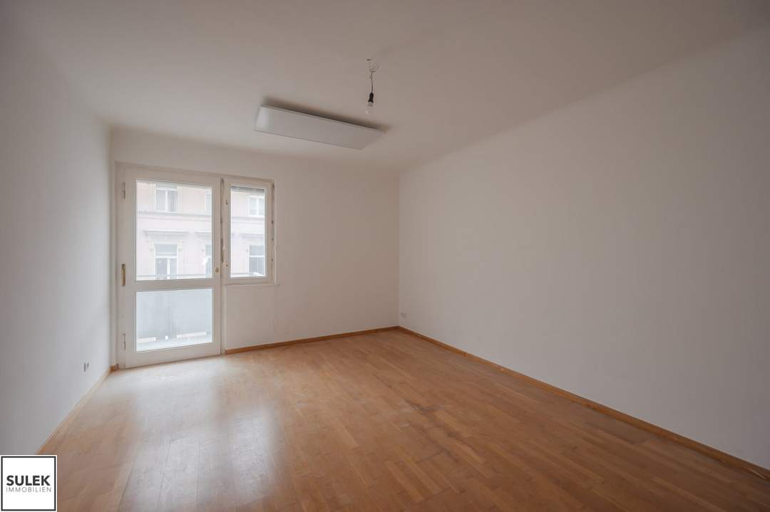 Obere Amtshausgasse: gemütliche 2-Zimmer-Wohnung (getrennt begehbar) mit Balkon und separater Küche - ab 1.9.25!