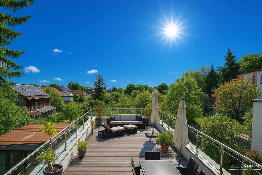 „EdelHoch10 - wohnen auf höchstem Niveau : zwischen Stadt &amp; Natur" | ZELLMANN IMMOBILIEN, Haus-kauf, 1.295.000,€, 1230 Wien 23., Liesing