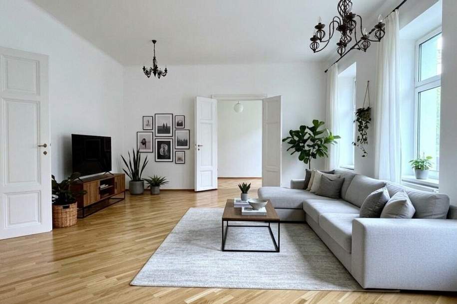 Großzügige Altbauwohnung im Zentrum von Pressbaum, Wohnung-kauf, 449.000,€, 3021 Sankt Pölten(Land)