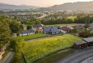 Sonniges Baugrundstück mit Panoramablick auf den Mondsee