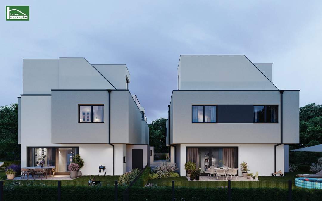 Wohnen auf drei Ebenen – Freistehende Einfamilienhäuser mit Garten und Terrassen!