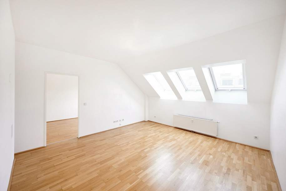 Super geschnittene 2-Zimmer-Wohnung im Dachgeschoss!, Wohnung-kauf, 244.900,€, 1100 Wien 10., Favoriten