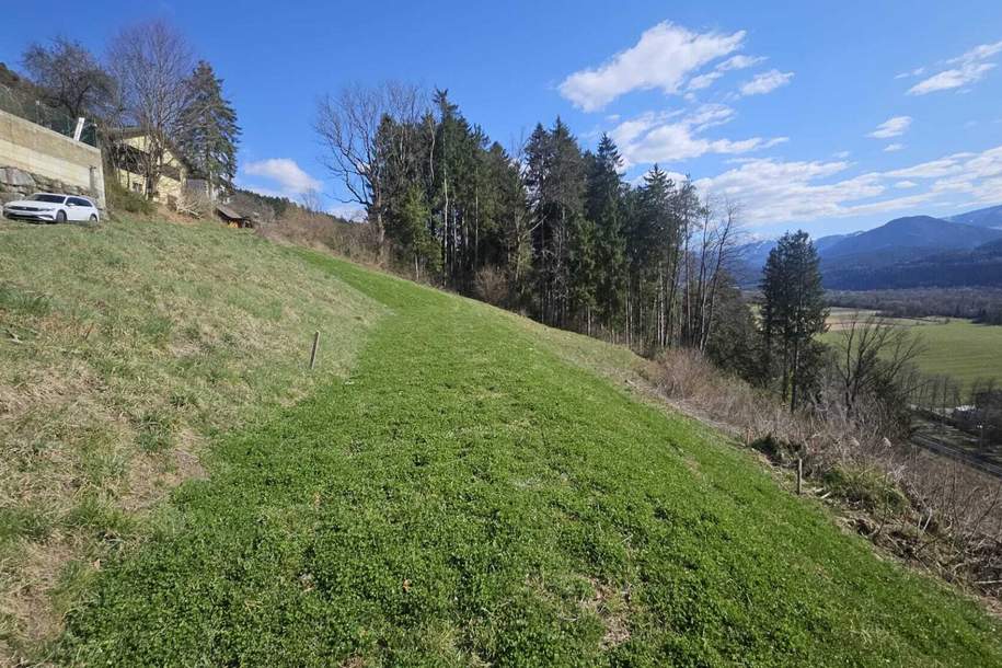 Baugrund mit traumhaftem Berg- und Fernblick – €46.585,-, Grund und Boden-kauf, 46.585,€, 9702 Villach Land