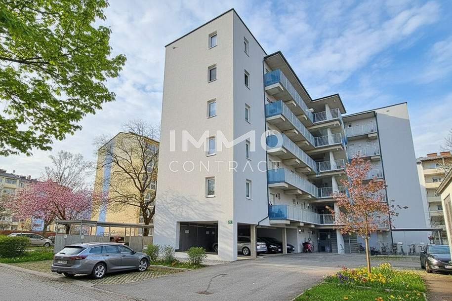 Neuwertige, geförderte 3 Zimmer Wohnung mit Balkon | Augasse 94, Top 21, Wohnung-miete, 815,64,€, 8051 Graz(Stadt)